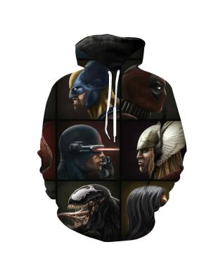 Super Hero Series Super Hoodie Unisex Graphic