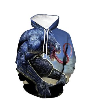 Symbiotic Life Form Veno Hoodie Unisex Urban Style