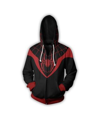 Zip Up Ultimate Spiderman Super Zip Up Hoodie