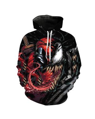 Venom Spiderman Series S Hoodie Urban Style Streetwear