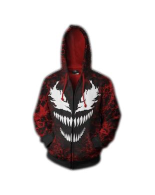 Crimson Devourer Zip Hoodie