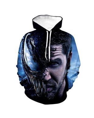 Venom Spiderman Venom Ey Hoodie Classic Fit Urban Style