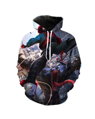 Spiderman Cool Hoodie Comfort Wear Urban Style