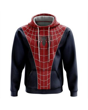 Spiderman Cosplay Marvel Comics Hoodie