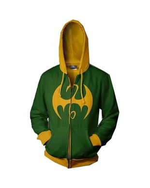 Superhero Iron Fist Superhero Iron Fist Pul Hoodie Everyday Wear