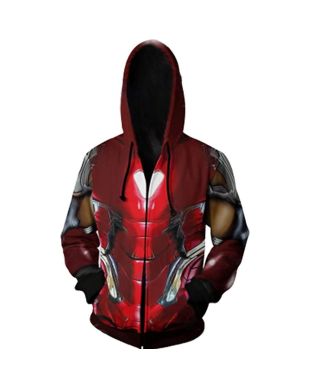 Iron Man Superhero Iron Man Fashi Marvel Inspired Hoodie Streetwear