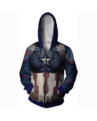 Avengers The Avengers Digital Pr Marvel Inspired Hoodie