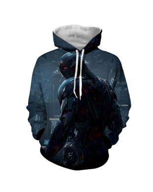 Avengers The Avengers Altron Marvel Inspired Hoodie Black
