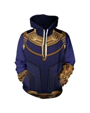Avengers Thanos Print Fashion Marvel Inspired Hoodie