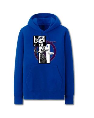 Avengers Solid Color Hawkeye Cart Marvel Inspired Hoodie Solid