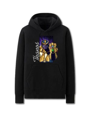 Avengers Solid Color Thanos Infin Marvel Inspired Hoodie Solid
