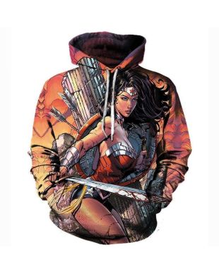 Avengers DC Marvel Inspired Hoodie Red