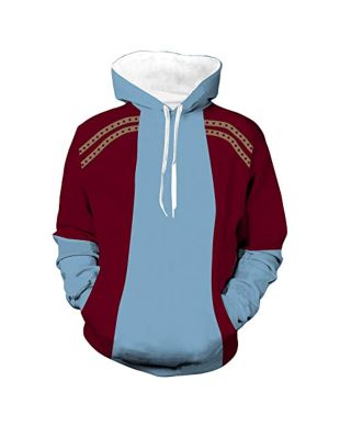 Thor Print Long Sleeve Pullov Marvel Inspired Hoodie Urban Style