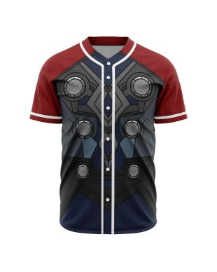 Thor Cosplay Marvel Baseball Jersey