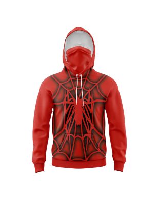 Tobey Maguire Spiderman 2002 Marvel Comics Masked Hoodie
