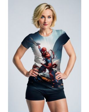  Dark Blue Spider‑Man Dynamic T‑Shirt