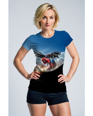 Spider‑Man Action Battle Graphic T‑Shirt – Blue