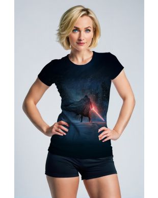 Dark Blue Galactic Warrior T‑Shirt