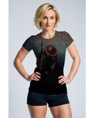 Dark Samurai Warrior Graphic T‑Shirt