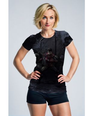 Black Iron Man Hero T‑Shirt