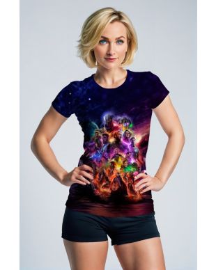 Dark Purple Avengers Universe T‑Shirt