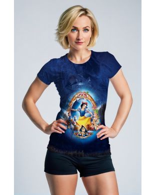Dark Blue Snow White & Seven Dwarfs T-Shirt