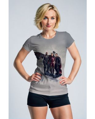 Light Grey Avengers Trio T‑Shirt