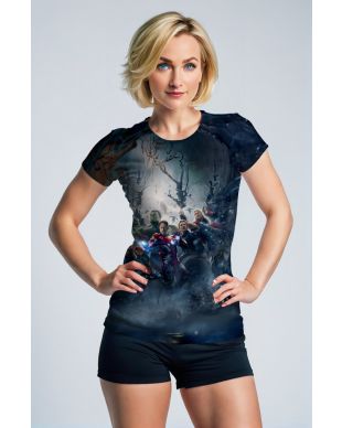  Blue Avengers Team Battle T‑Shirt