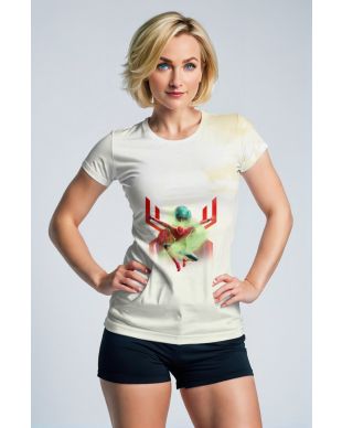 Spider Hero Graphic Apparel – White T‑Shirt