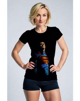 Black Superman Graphic T‑Shirt