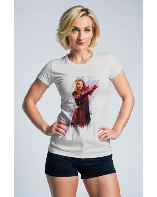 Light Gray Mystic Hero Graphic T‑Shirt