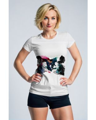  White Superman vs Batman T‑Shirt