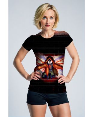 Black Graffiti T-Shirt – Miles Morales Urban Sketch Tee