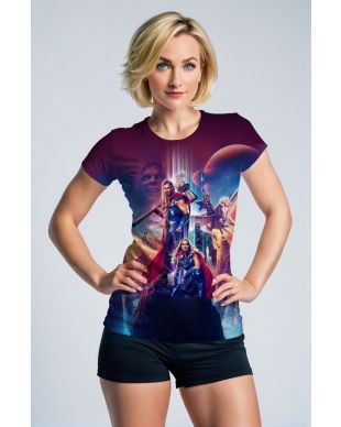 Twin Hammers Tee – Cosmic Maroon Clash Edition