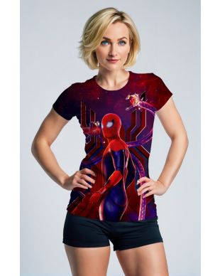 Mech Web Pulse Tee – Deep Red Spiderback Tech Short Sleeve Shirt