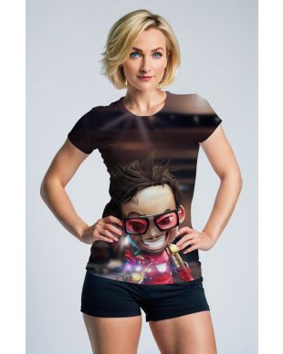 Dark Brown Chibi Stark T-Shirt – Mini Tech Hero Tee