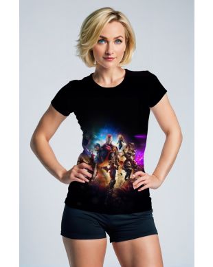 Black Marvel Heroes T-Shirt – Avengers Universe Line-Up