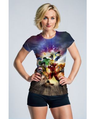 Multicolor LEGO Superhero T-Shirt – Miniature Legends Unite