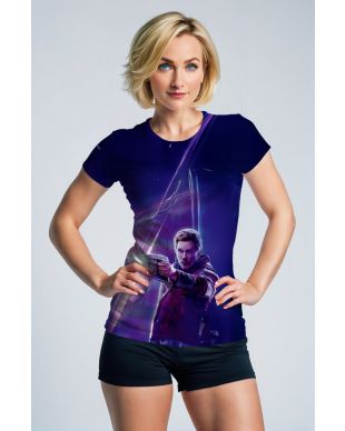 Guardians of the Galaxy Inspired Star-Lord Blue and Purple Graphic T-Shirt