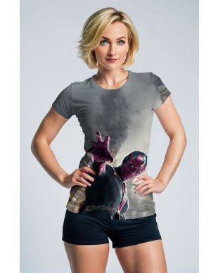 Vision Combat City T-Shirt – Marvel Cinematic Style