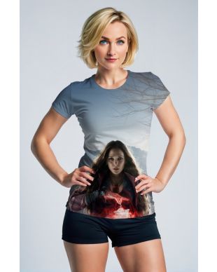 Scarlet Witch Frostbound Battle T-Shirt – Marvel Magic Series