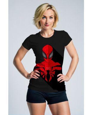 Red Web Hero T-Shirt – Minimal Spider Design