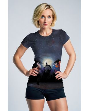 Justice League Moonlight T-Shirt – Heroic Trio
