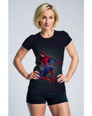 Spider-Man T-Shirt – Classic Jumping Hero Pose
