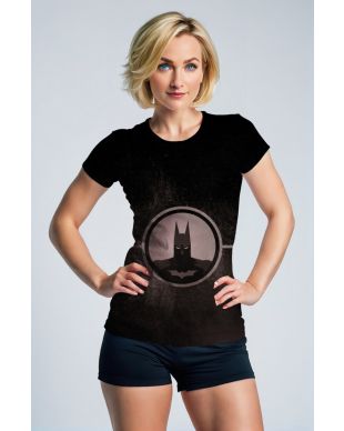 Dark Knight Emblem T-Shirt – Classic Gotham Symbol