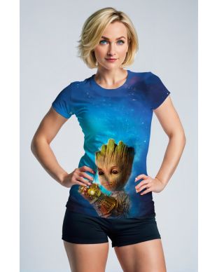 Baby Groot T-Shirt – Galactic Glow
