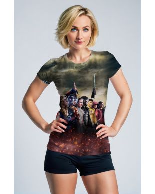 Legends United” Short Sleeve T-Shirt – Multiverse Crossover Print