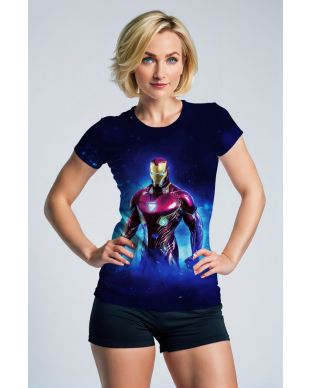 Iron Man Blue Energy Armor T-Shirt