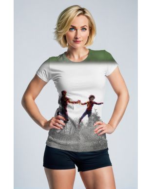 Iron Man & Spider-Man Dust Farewell T-Shirt