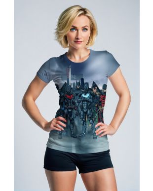 Steel Alliance T-Shirt – Fog Grey with Bold Color Accents